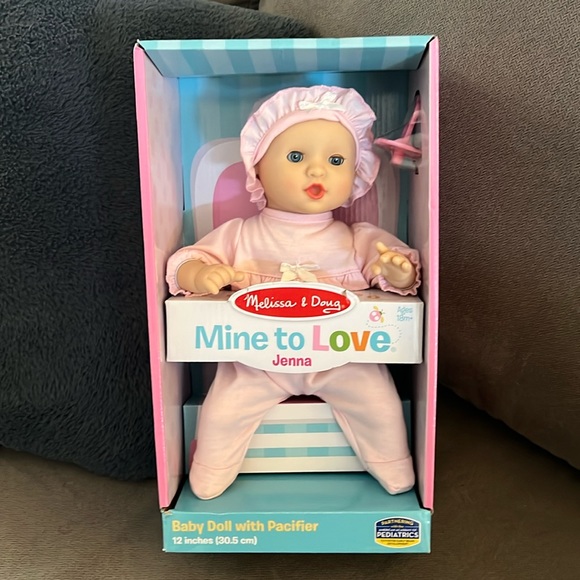 Melissa and Doug Baby Doll - Mine to Love Jenna Brand New in box NWT - Picture 1 of 5